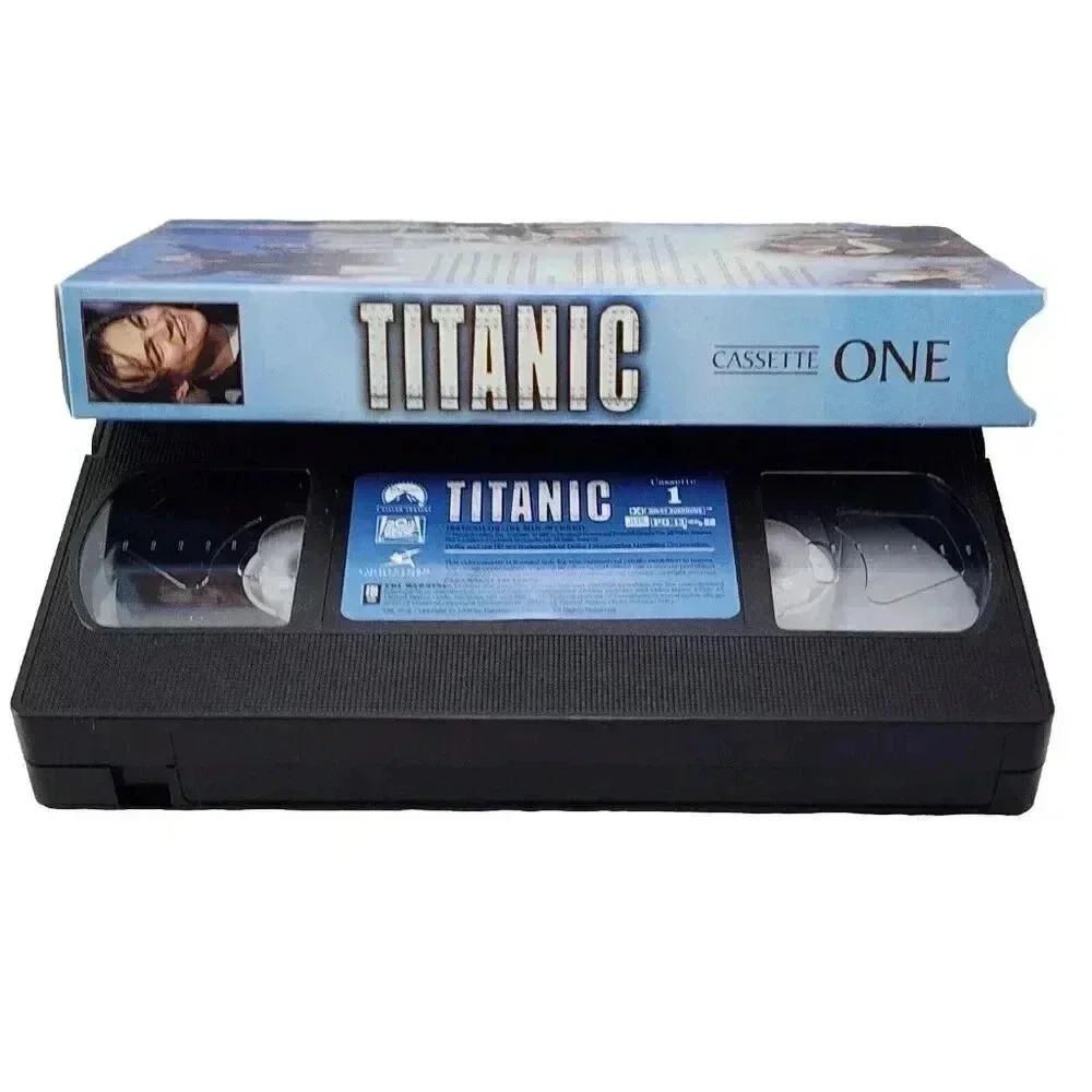Titanic (VHS, 1998, 2-Tape Set) Leonardo DiCaprio, Kate Winslet - Picture 6 of 8